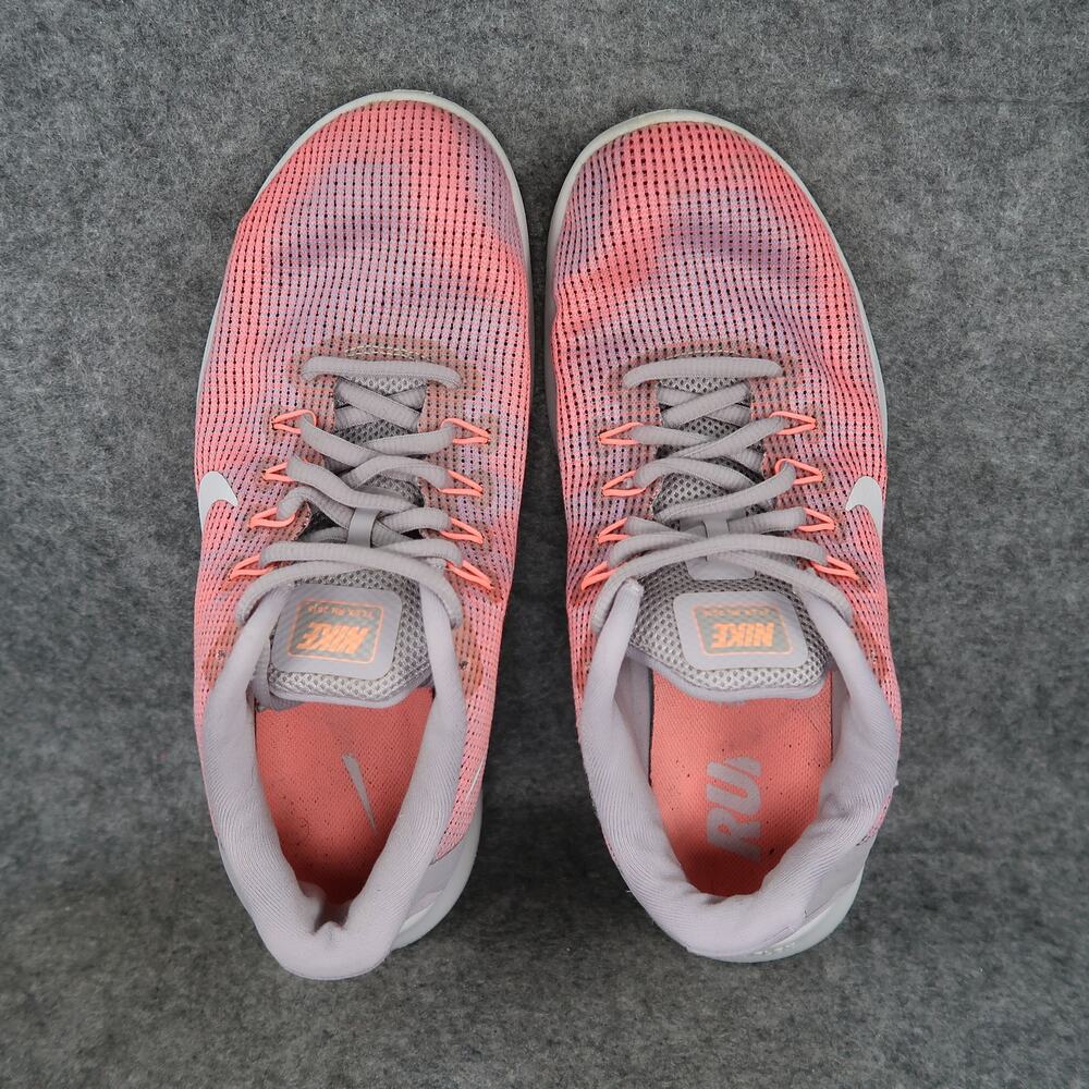 Nike Shoes Womens 8.5 Athletic Trainer Flex RN 2018 Running Sneaker Workout Pink - Picture 8 of 12